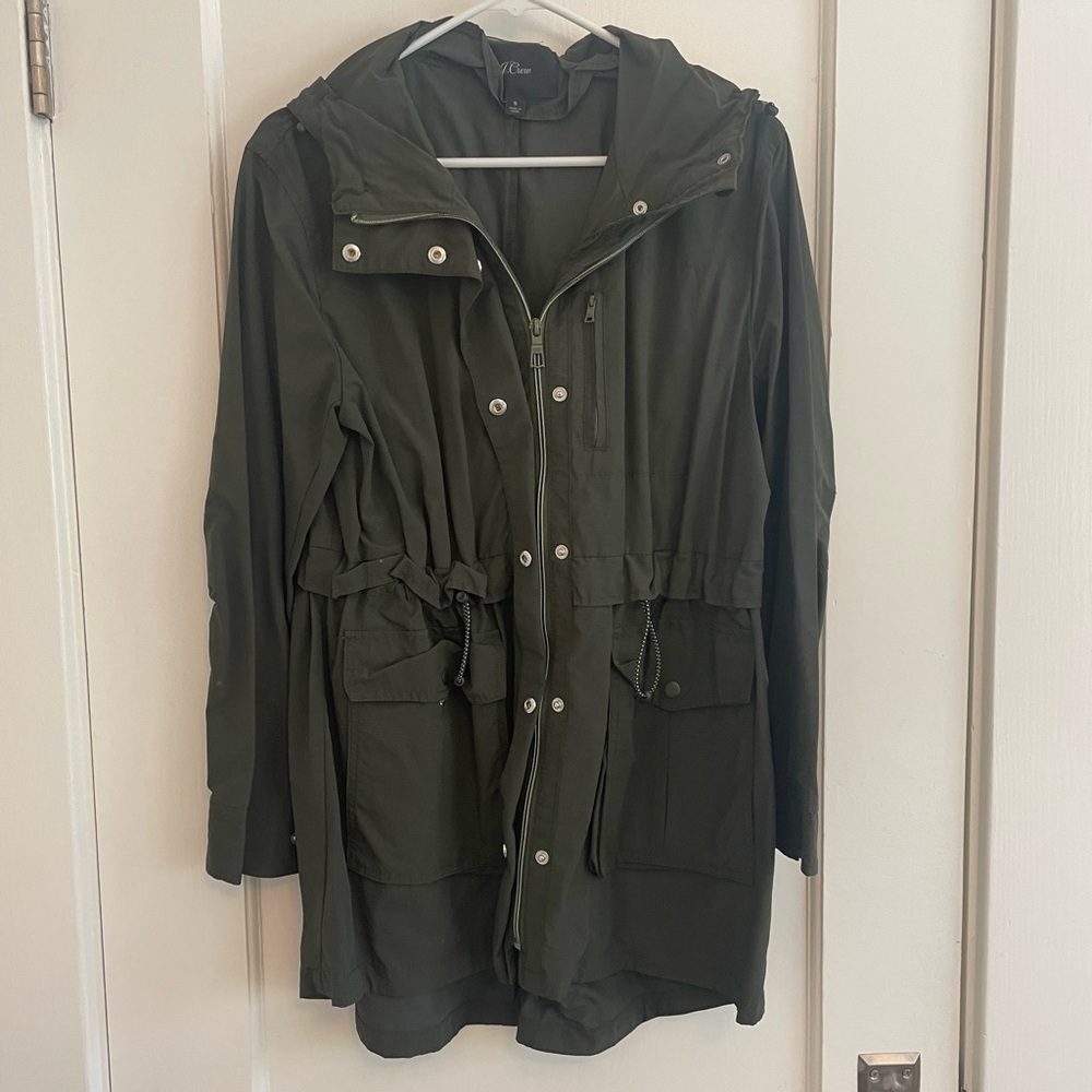J Crew Olive Green Utility Jacket